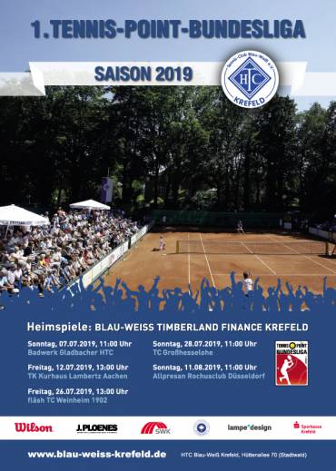 1. Tennis-Point Bundesliga Heimspiele