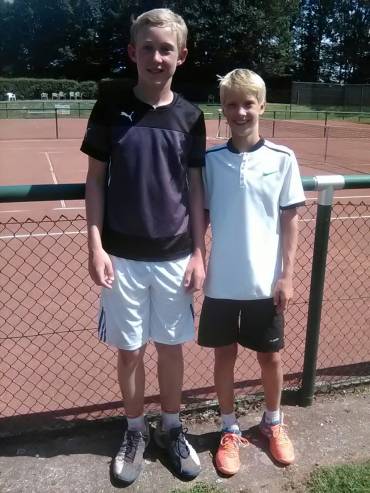 Moritz Buß im Doppel-Halbfinale beim TE-Turnier in Münster